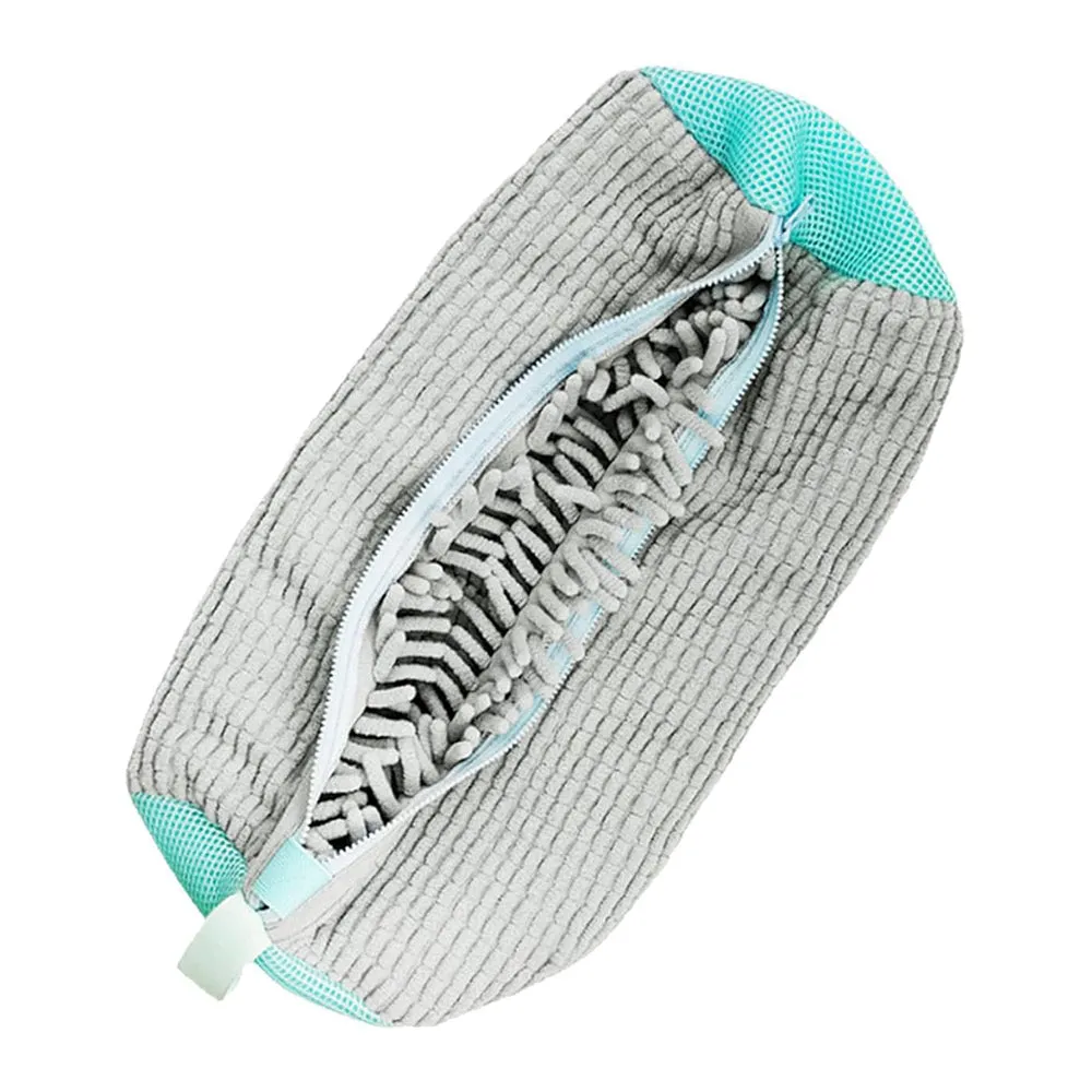 2Pcs Reusable Shoe Washing Bags for Washing Machine Laundry Shoe Bags Grey