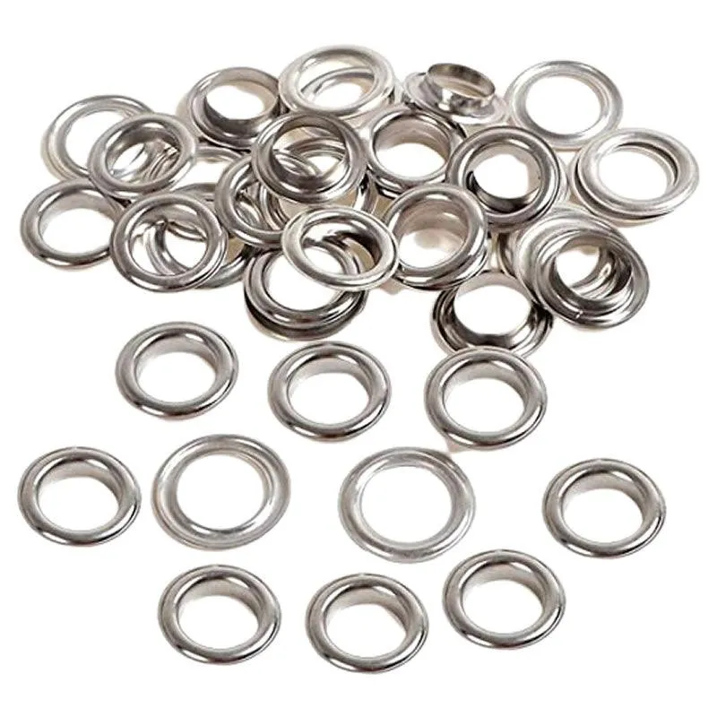 50-Pieces Of 10Mm Stainless Steel Eyelets Sd-31322