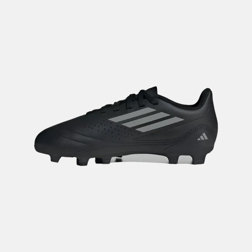 Adidas Deportivo III Flexible Kids Boys Football Ground Shoes -Core Black/Grey Three/Core Black