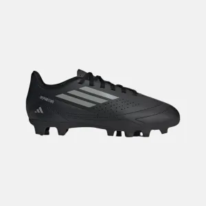 Adidas Deportivo III Flexible Kids Boys Football Ground Shoes -Core Black/Grey Three/Core Black