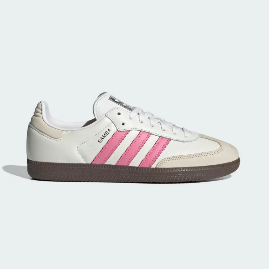adidas Samba OG W Cloud White Lucid Pink IG1962 Women (LF)
