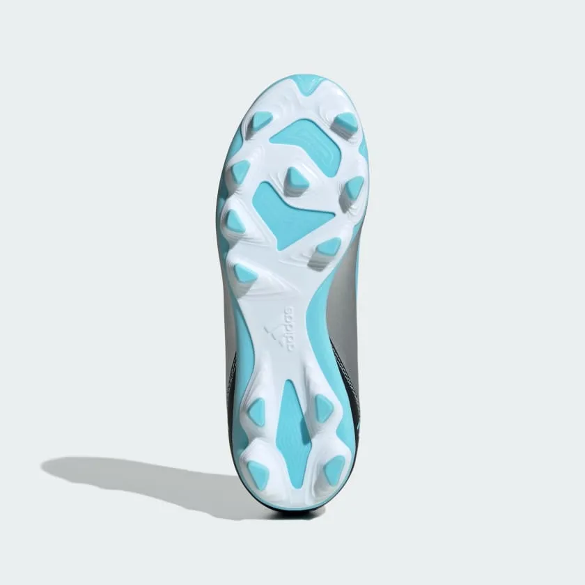 ADIDAS X CRAZYFAST MESSI.4 FLEXIBLE GROUND BOOTS - SILVER
