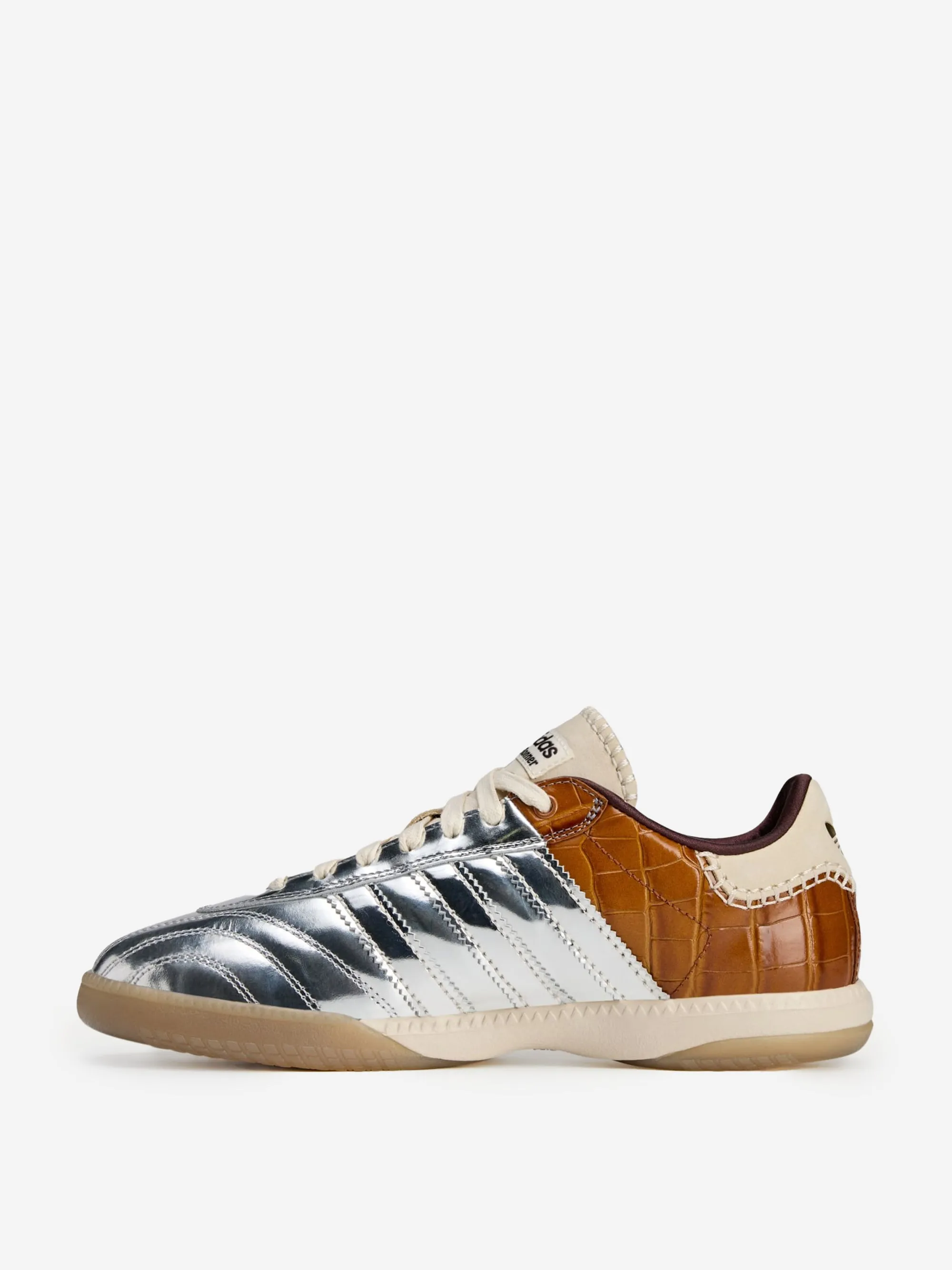 Adidas x Wales Bonner Samba Metallic - Silver Metallic/Silver Metallic/Easy Yellow