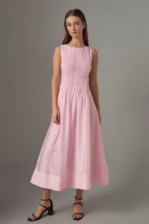 Annabelle Pintuck Midi Dress