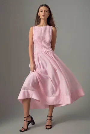 Annabelle Pintuck Midi Dress