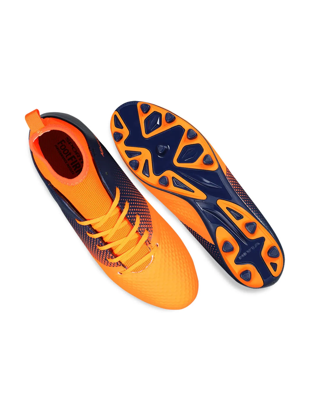 Ashtang Football Stud For Men Orange