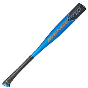 Axe Bat 2023 Avenge Pro (-11, 2-1/4") USABat Tee Ball Bat, 1-Piece Alloy, Blue/Black/Orange, 26" / 15 oz.