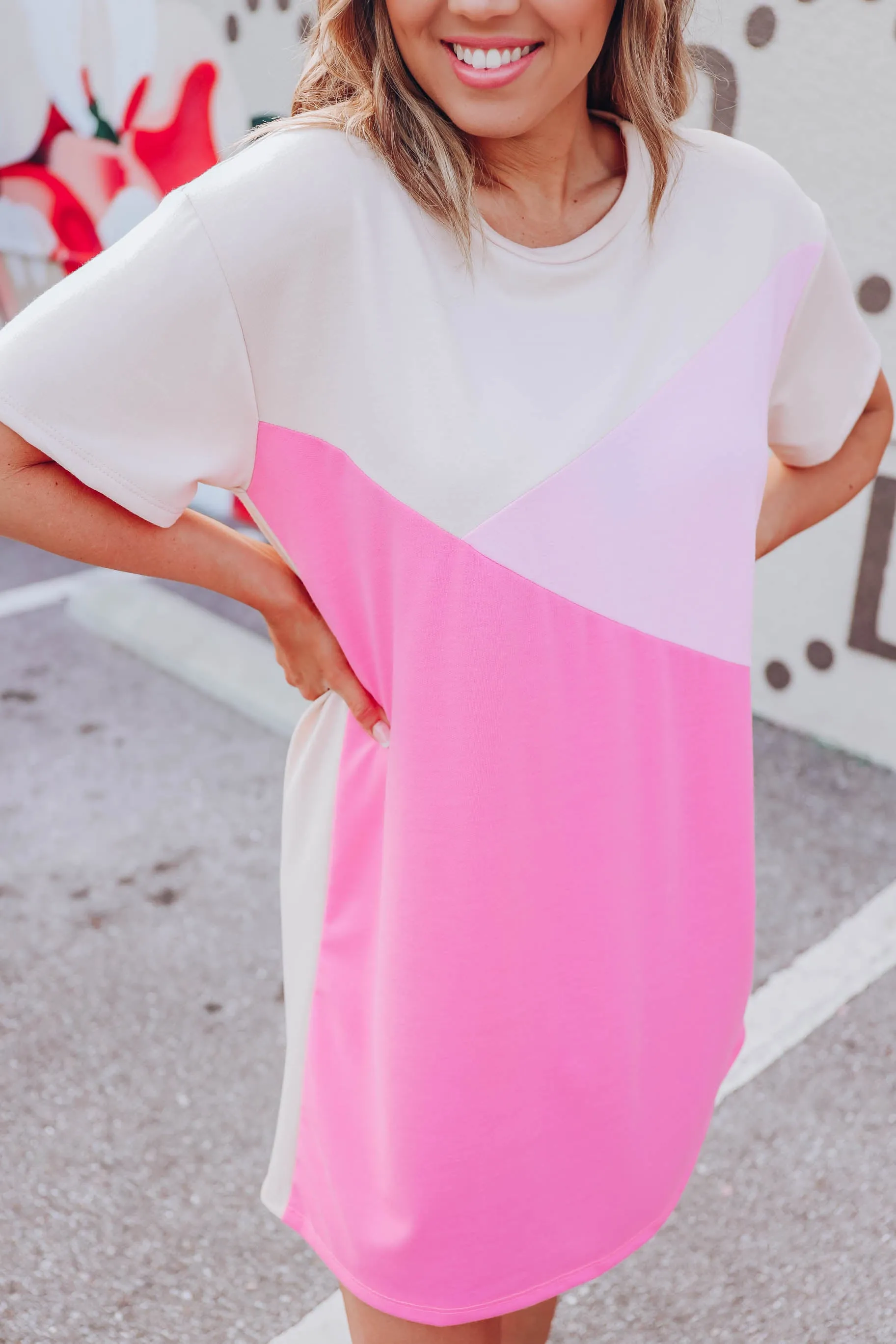Berry Rush Abstract Mini Dress