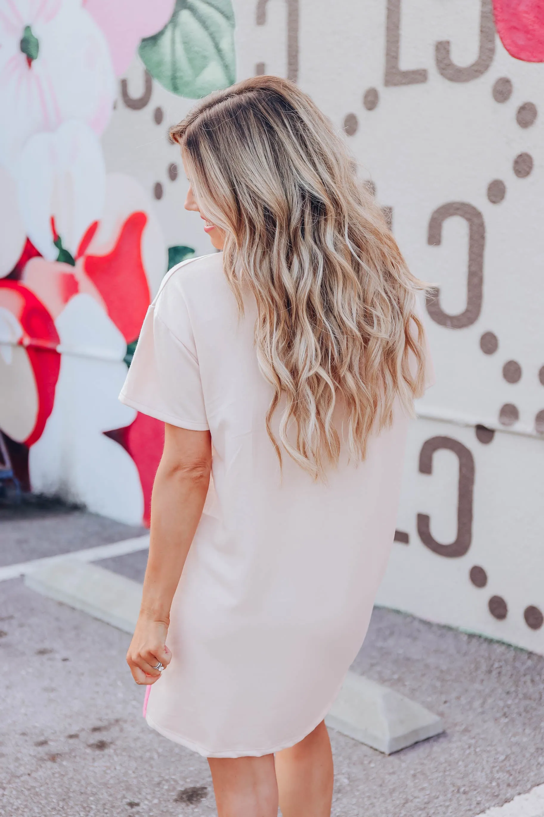 Berry Rush Abstract Mini Dress