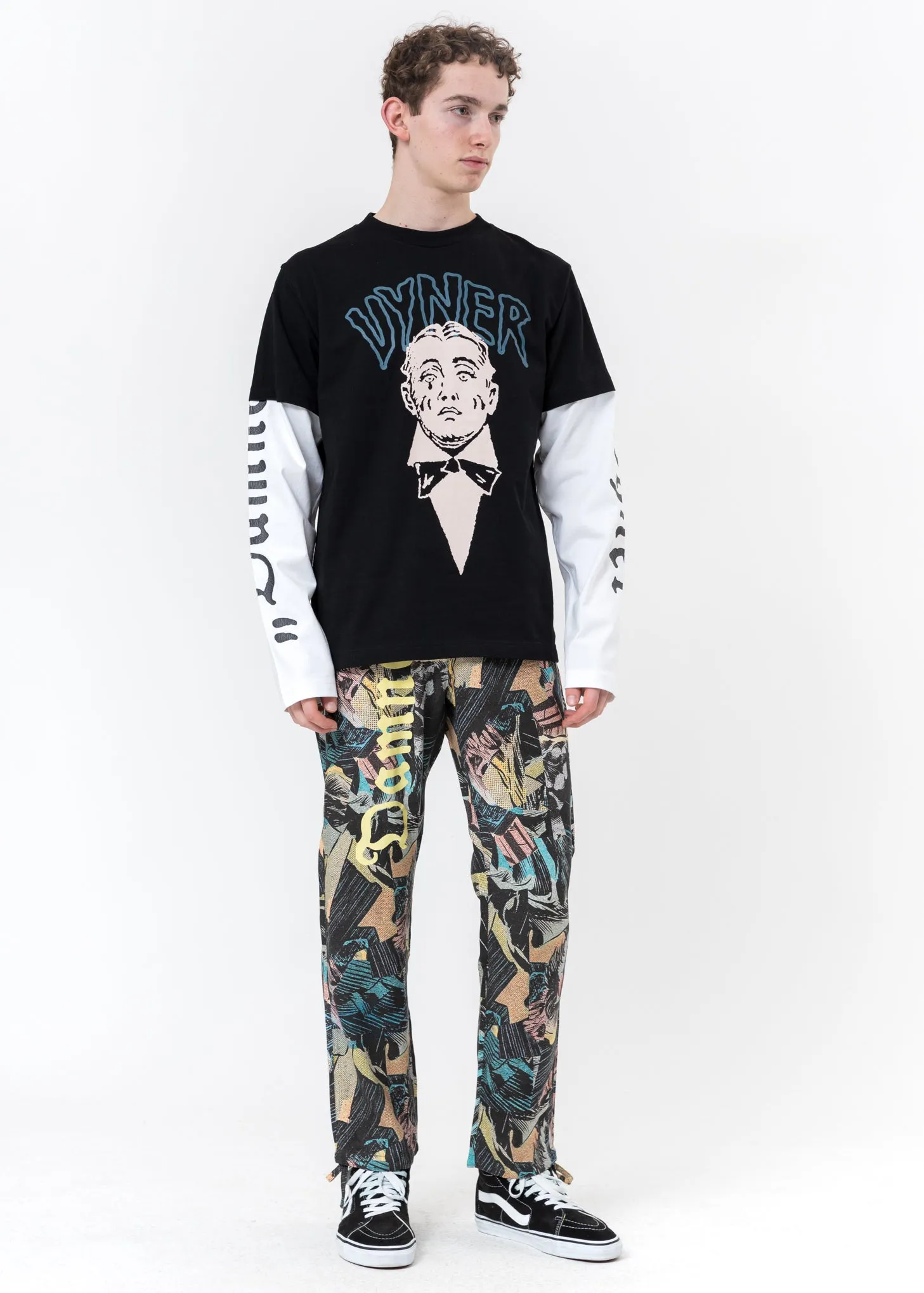 Black Skater Long Sleeve - Vyner M