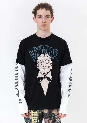 Black Skater Long Sleeve - Vyner M