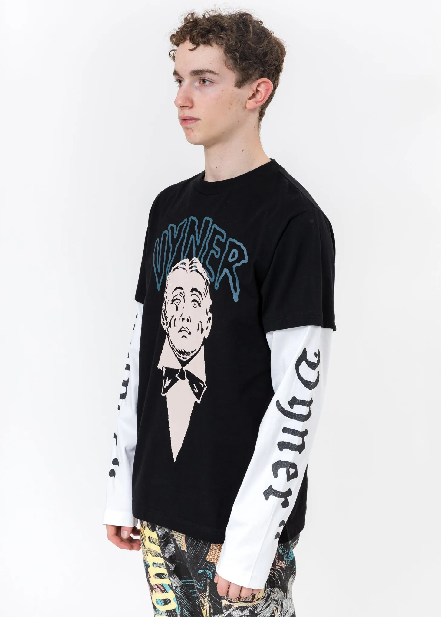 Black Skater Long Sleeve - Vyner M