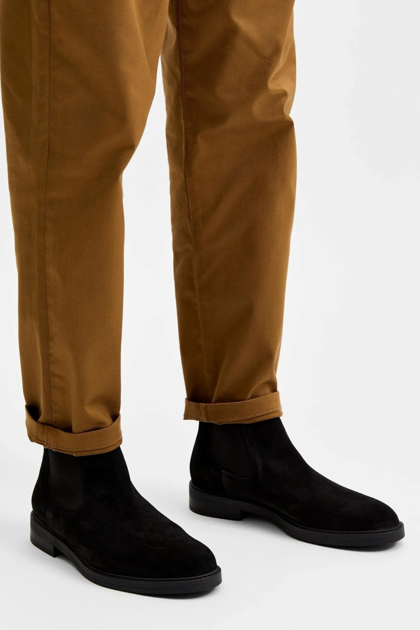 Blake Suede Chelsea Boots - Black