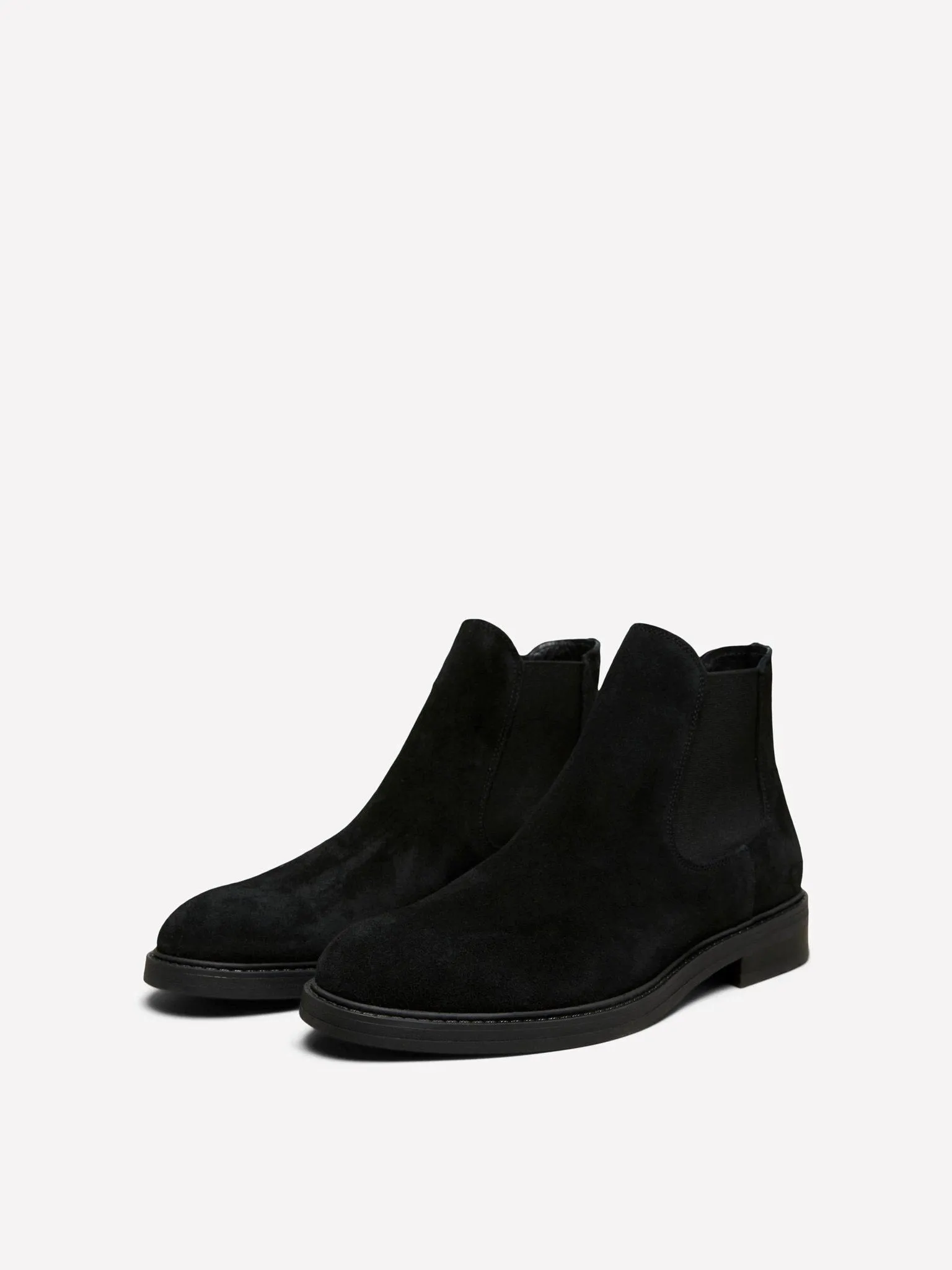 Blake Suede Chelsea Boots - Black