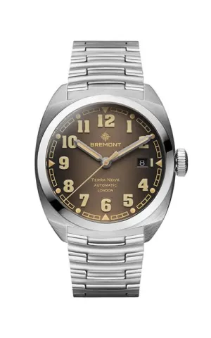 Bremont Terra Nova 40.5 Date 'Caramel'  TN40-DT-SS-BR-B