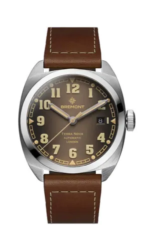 Bremont Terra Nova 40.5 Date 'Caramel'  TN40-DT-SS-BR-L-S
