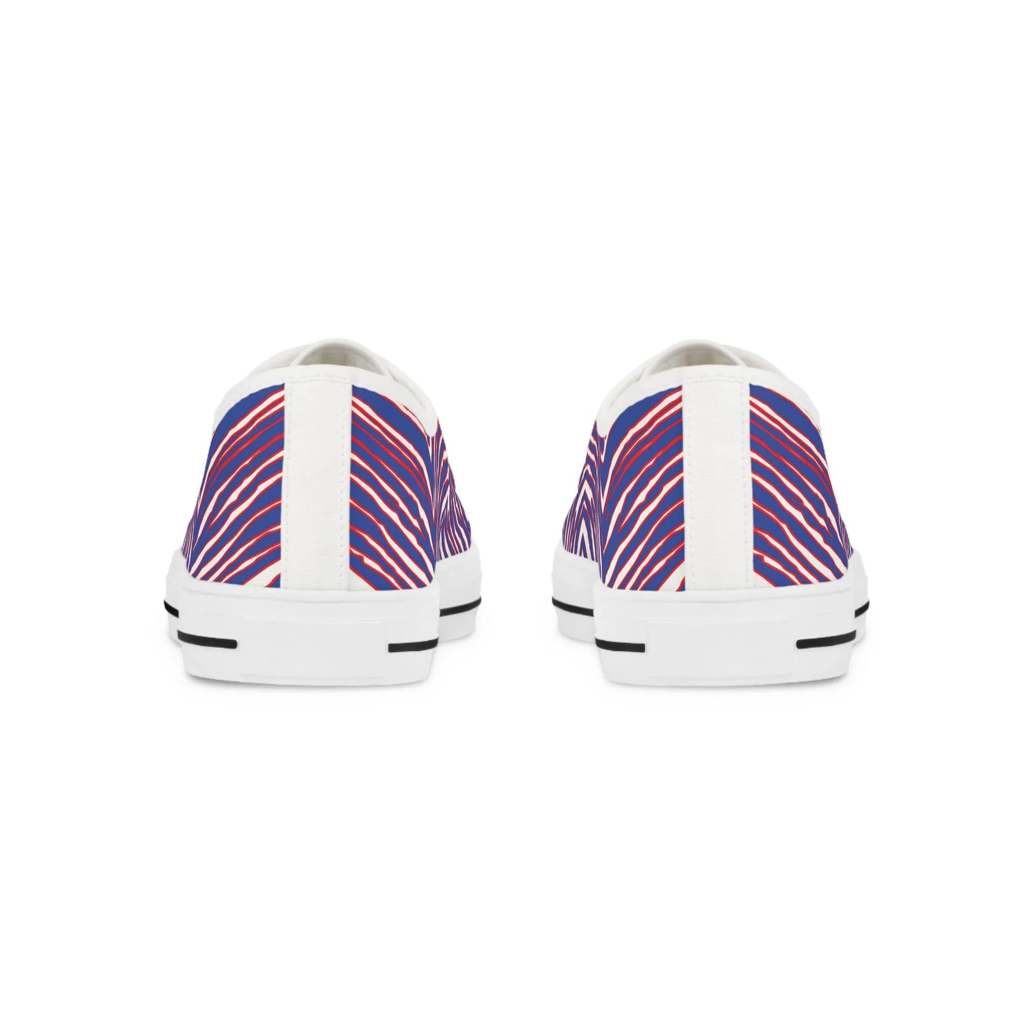 Buffalo Football Pattern Men's Low Top Sneakers