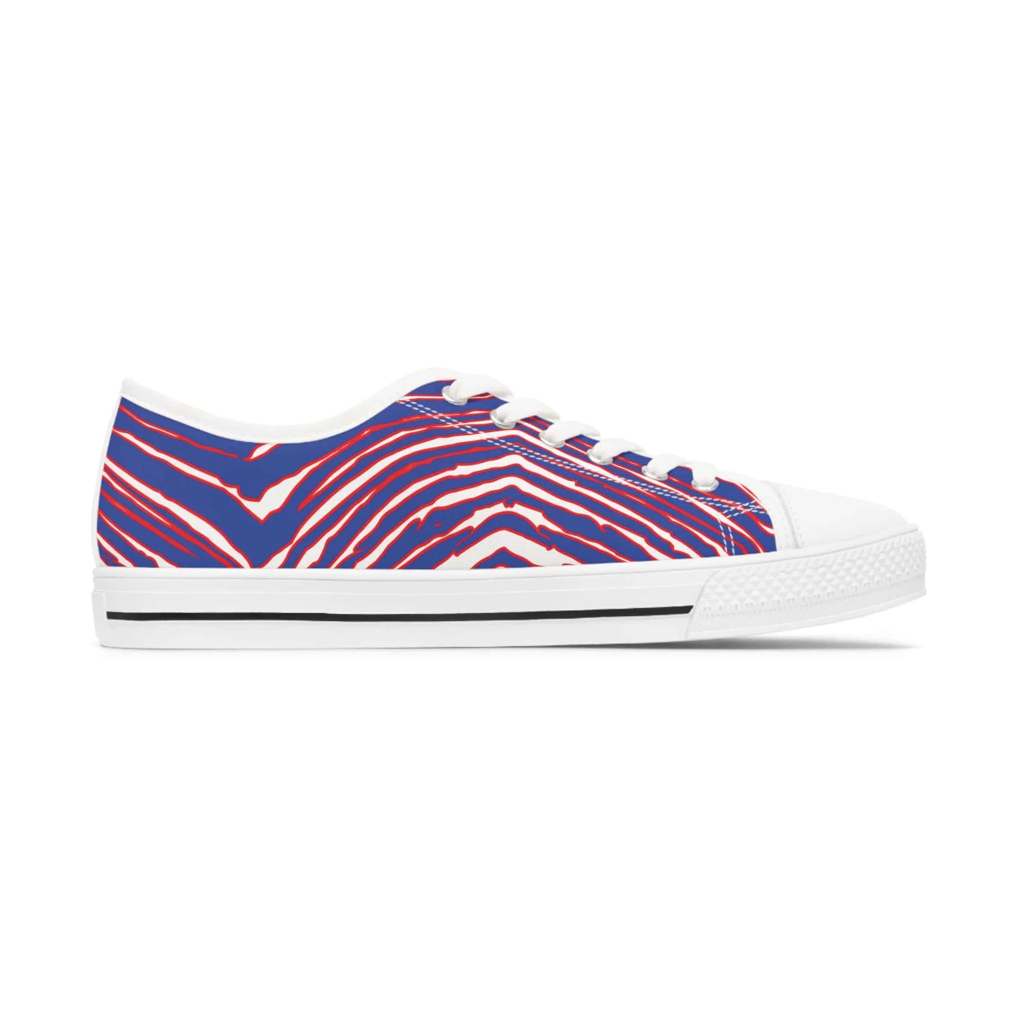 Buffalo Football Pattern Women's Low Top Sneakers