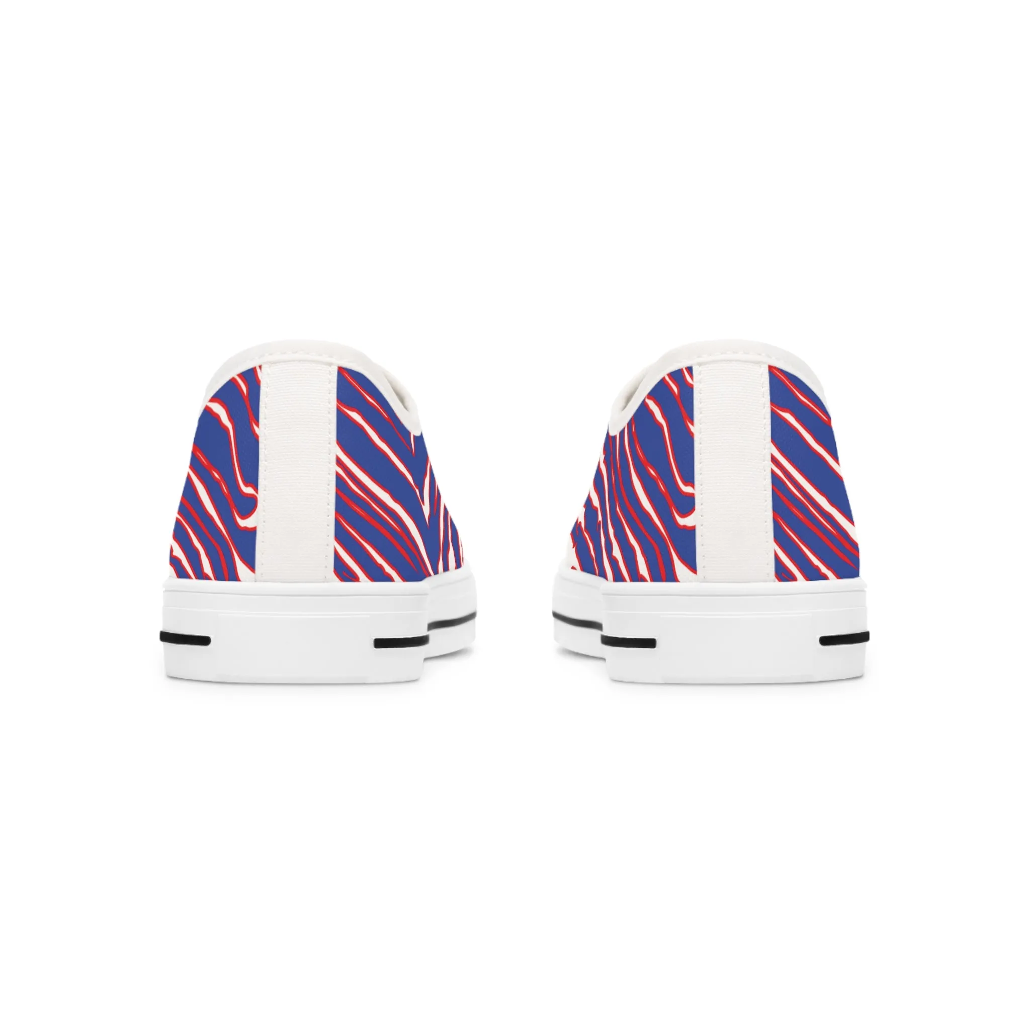 Buffalo Football Pattern Women's Low Top Sneakers