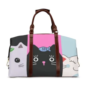 Cat Print Travel Bag