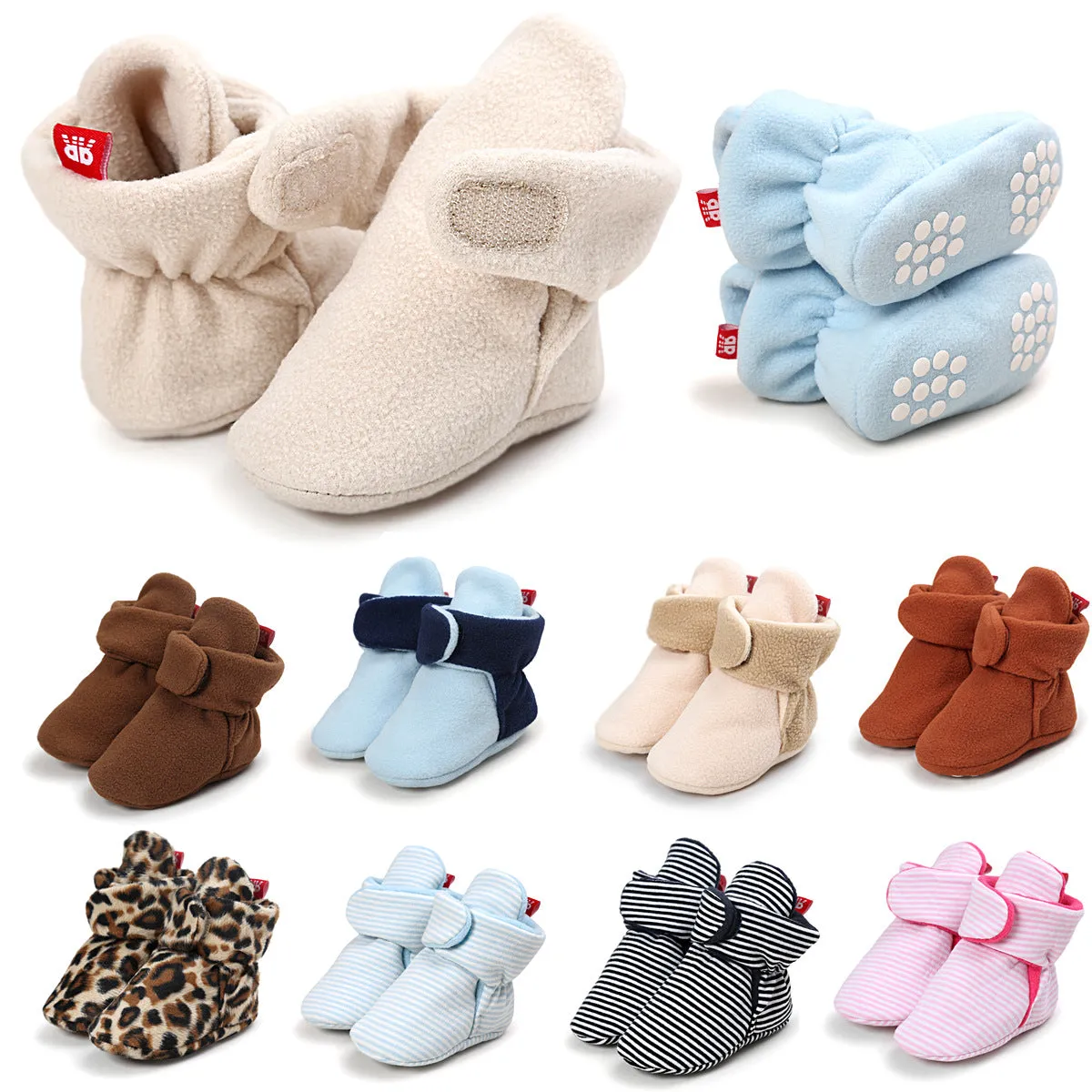 Cotton Soft Non Slip Toddler Shoes - GlamzLife