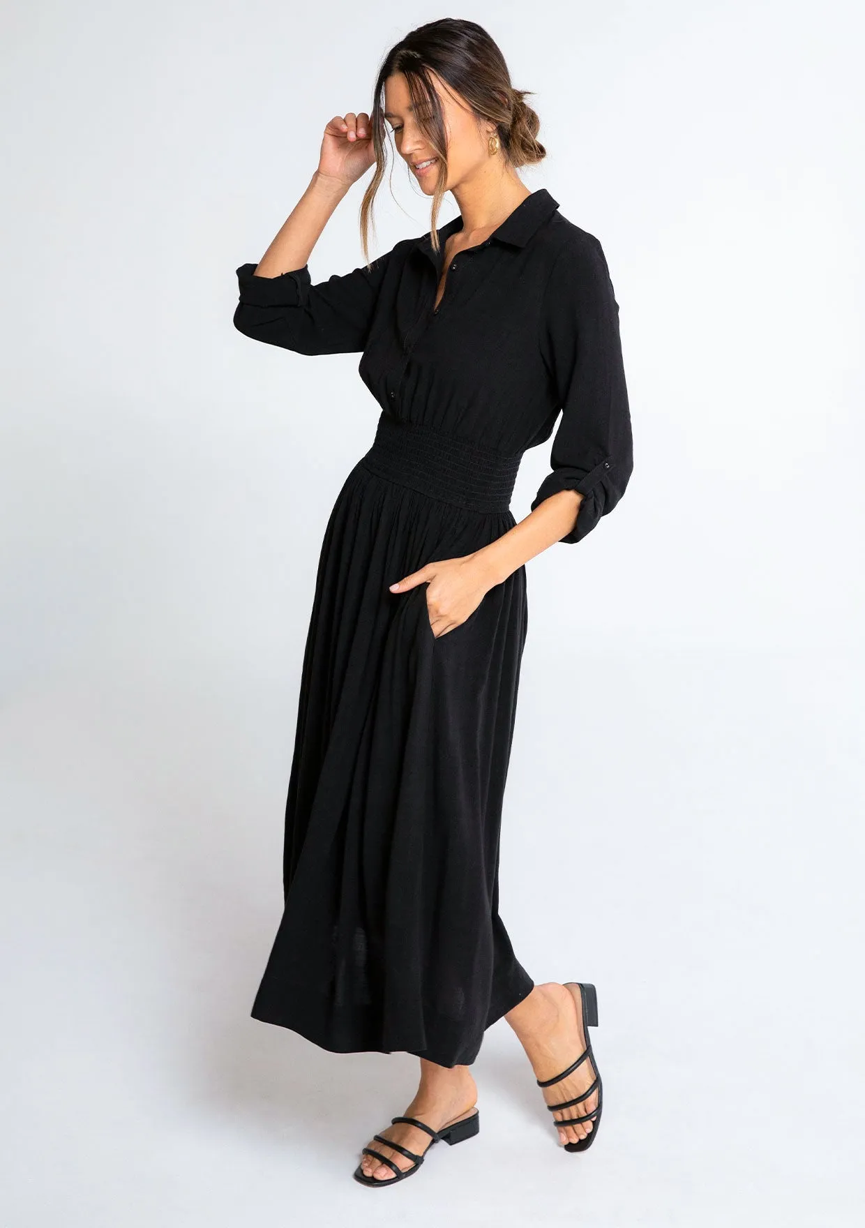 Dakota Midi Shirt Dress