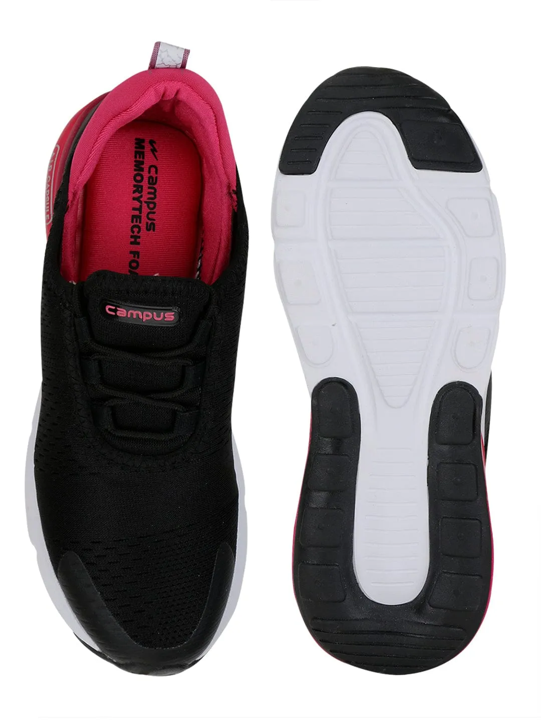 DRAGON LADIES Black Women's Running Shoes