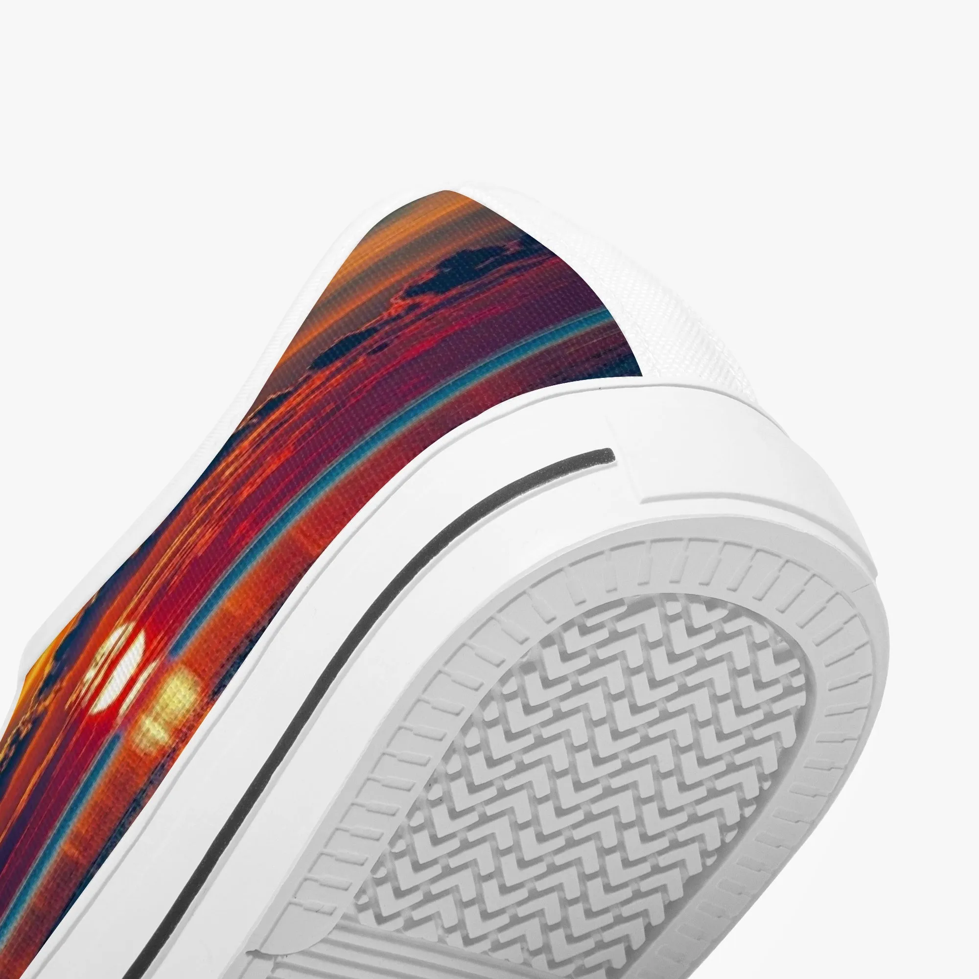 Dusky Sunset Classic Low-Top Canvas Shoes
