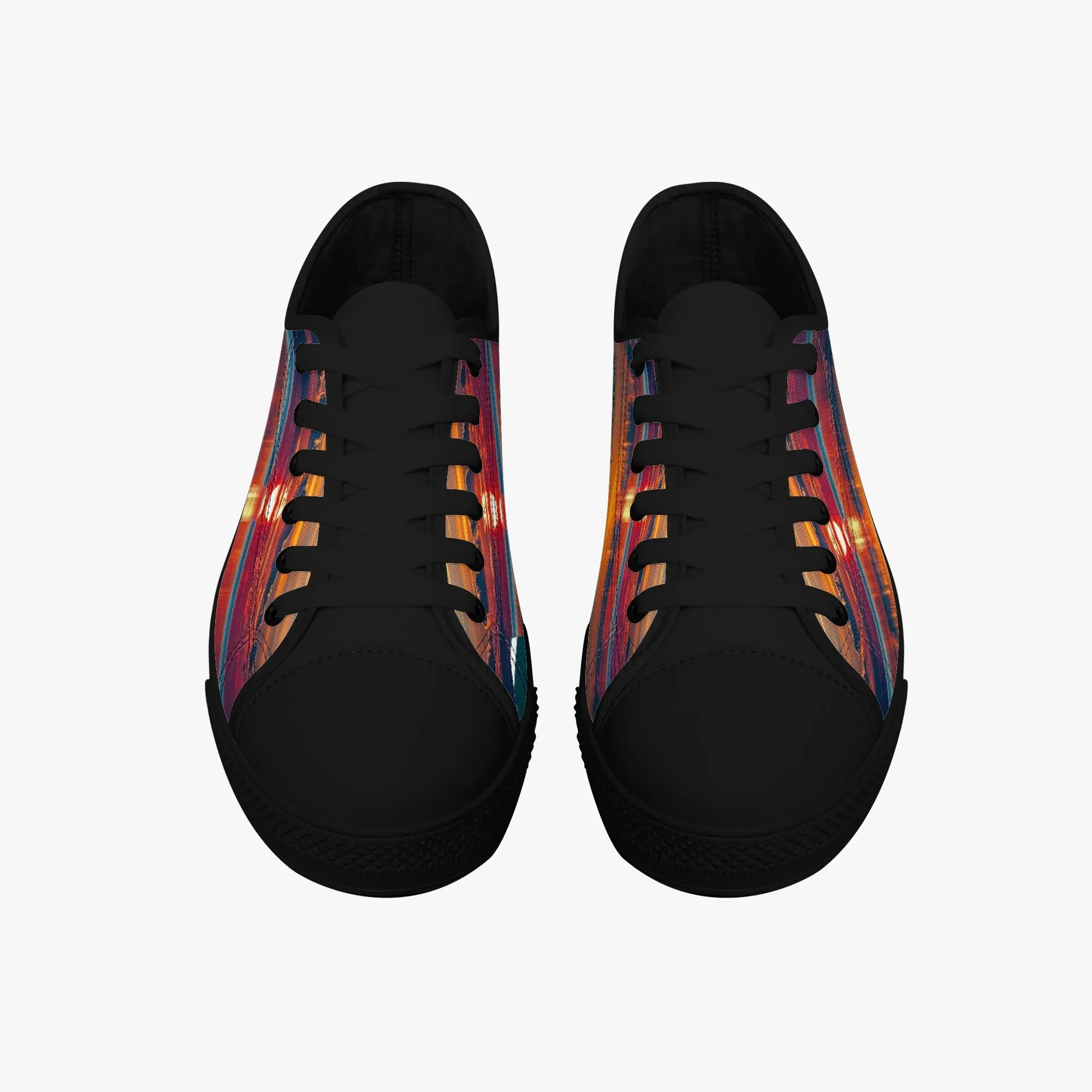 Dusky Sunset Classic Low-Top Canvas Shoes