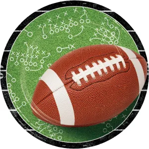 Football Kick Off Dinner Plate 7" | 8 ct