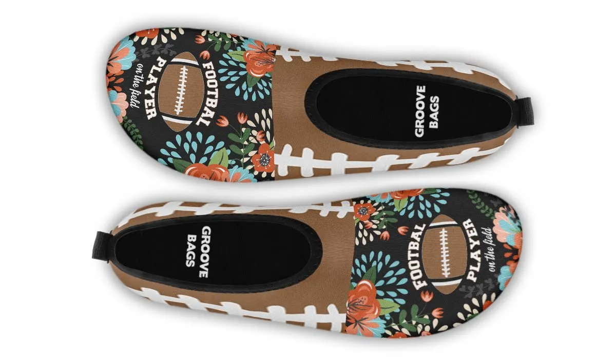 Football Mom Aqua Barefoot Shoes