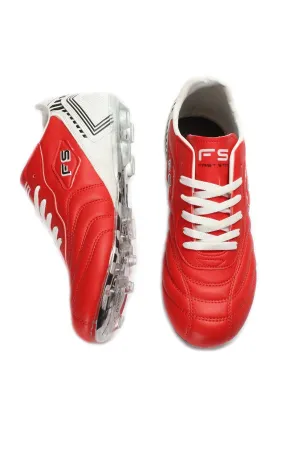 FST Men's Football Boots 618XA1200K Red White - Juárez