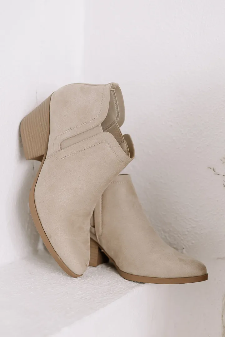 Gwen Ankle Booties | Sand