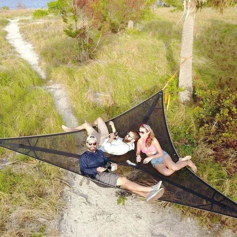 Hammock for several people - camping and outdoor activities