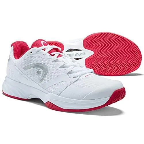 HEAD Women's Sprint Pro 2.5 Tennis/Pickleball Shoe (9) White/Pink