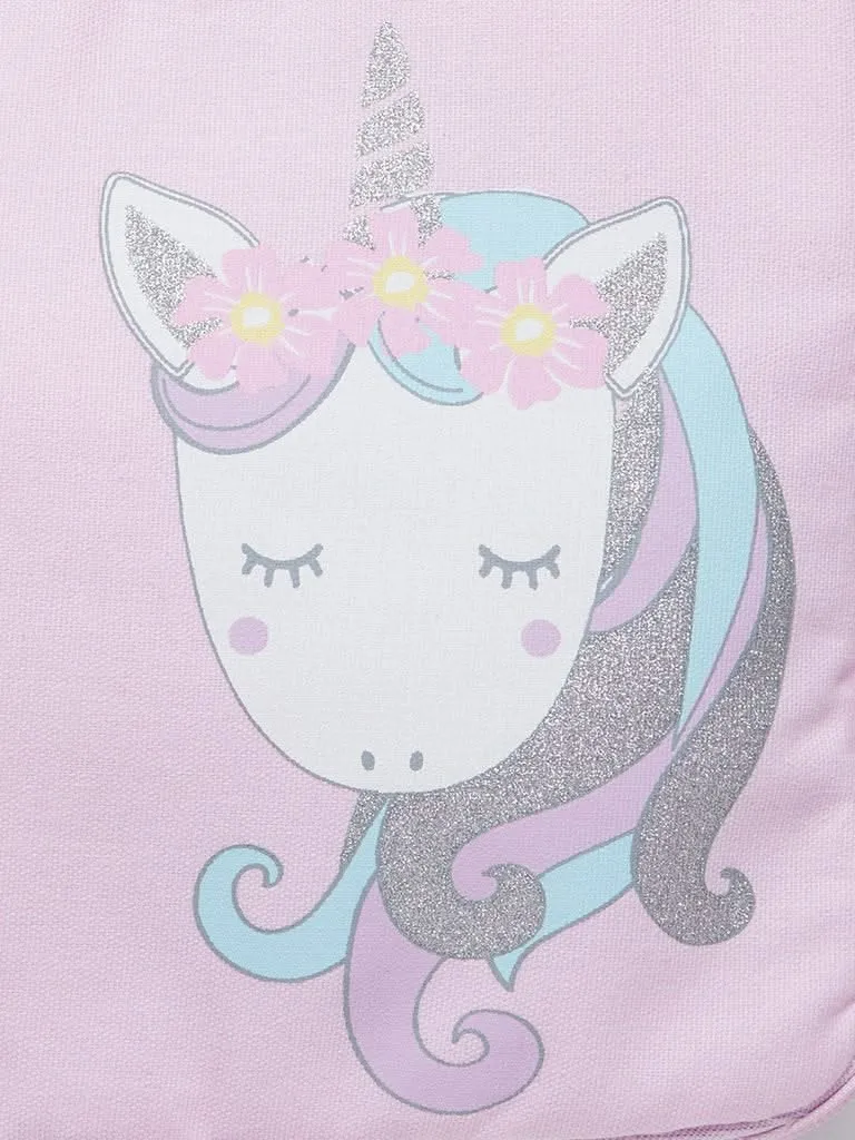 HOP Baby Pink Unicorn Design Changing Bag