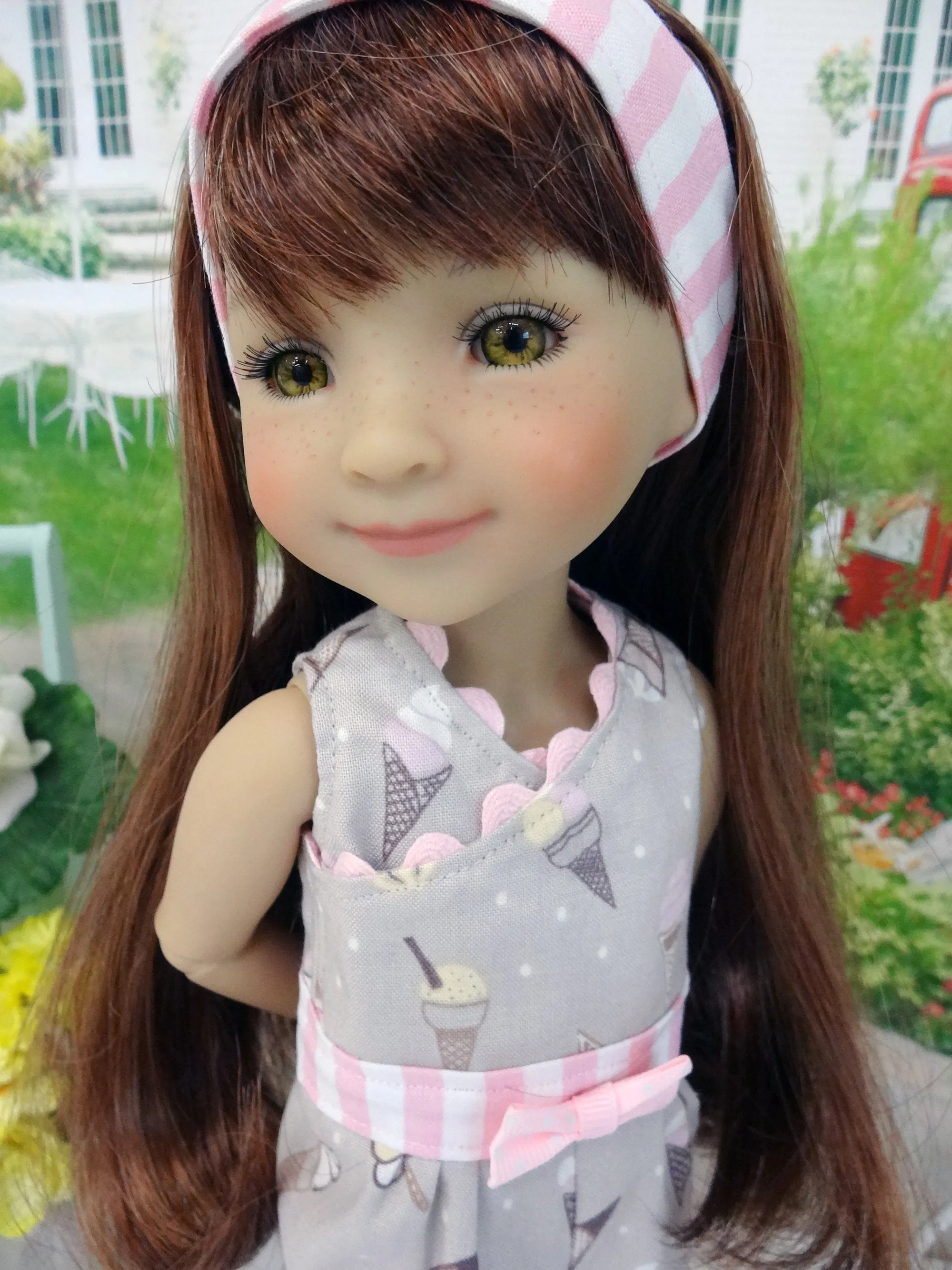 Ice Cream Drumstick - romper for Ruby Red Fashion Friends doll