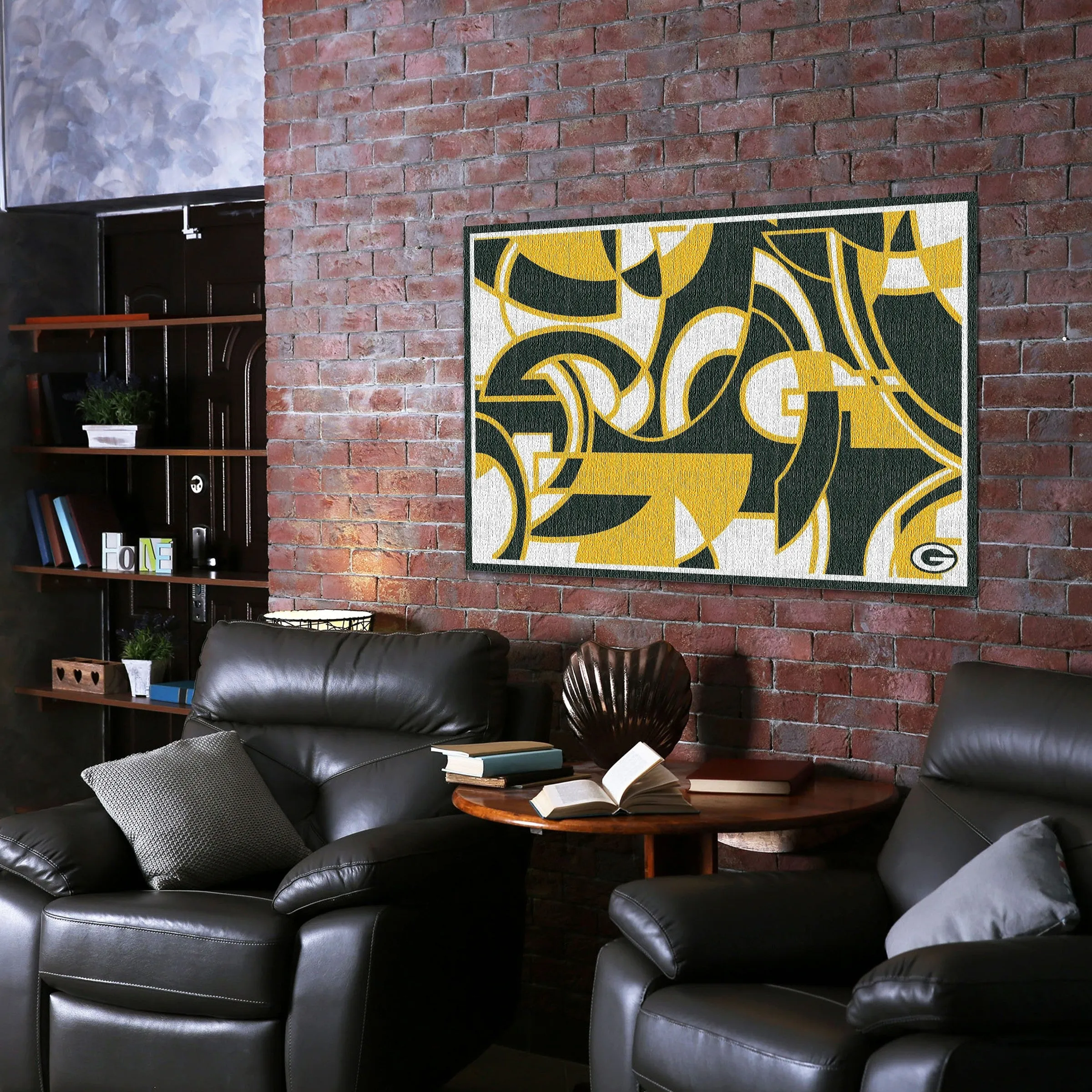 Imperial Green Bay Packers Modern 5' X 7' Tapestry Rug