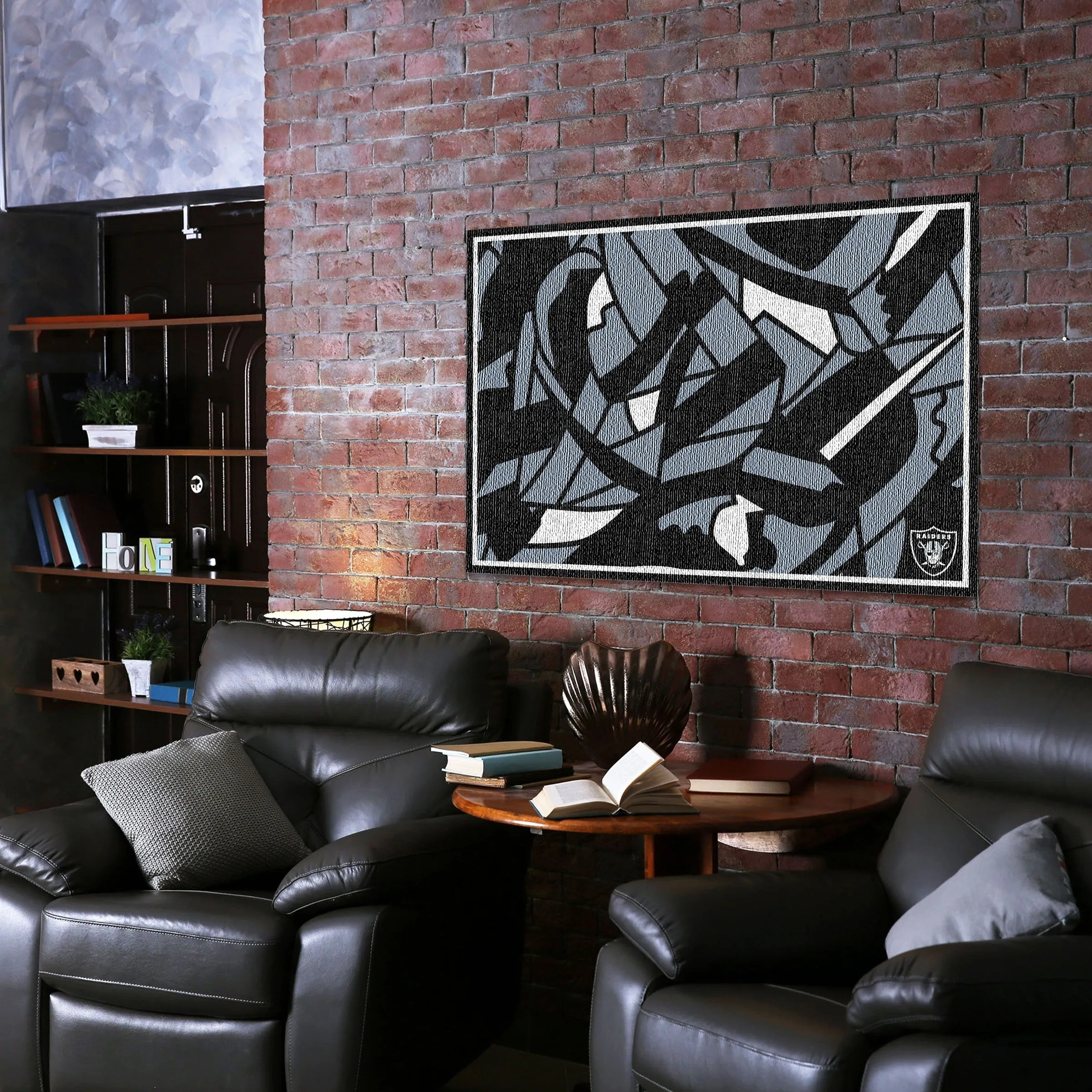 Imperial Las Vegas Raiders Modern 5' X 7' Tapestry Rug