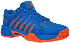 K-SWISS KID'S HYPERCOURT EXPRESS SHOES in (Brilliant Blue/Neon Orange)