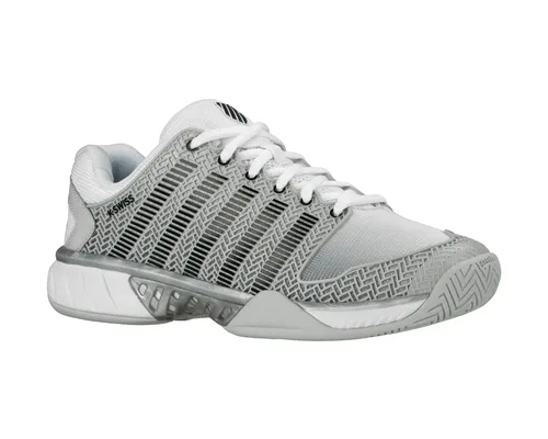 K-Swiss Men's Hypercourt Express Glacier Gray White Silver Shoes