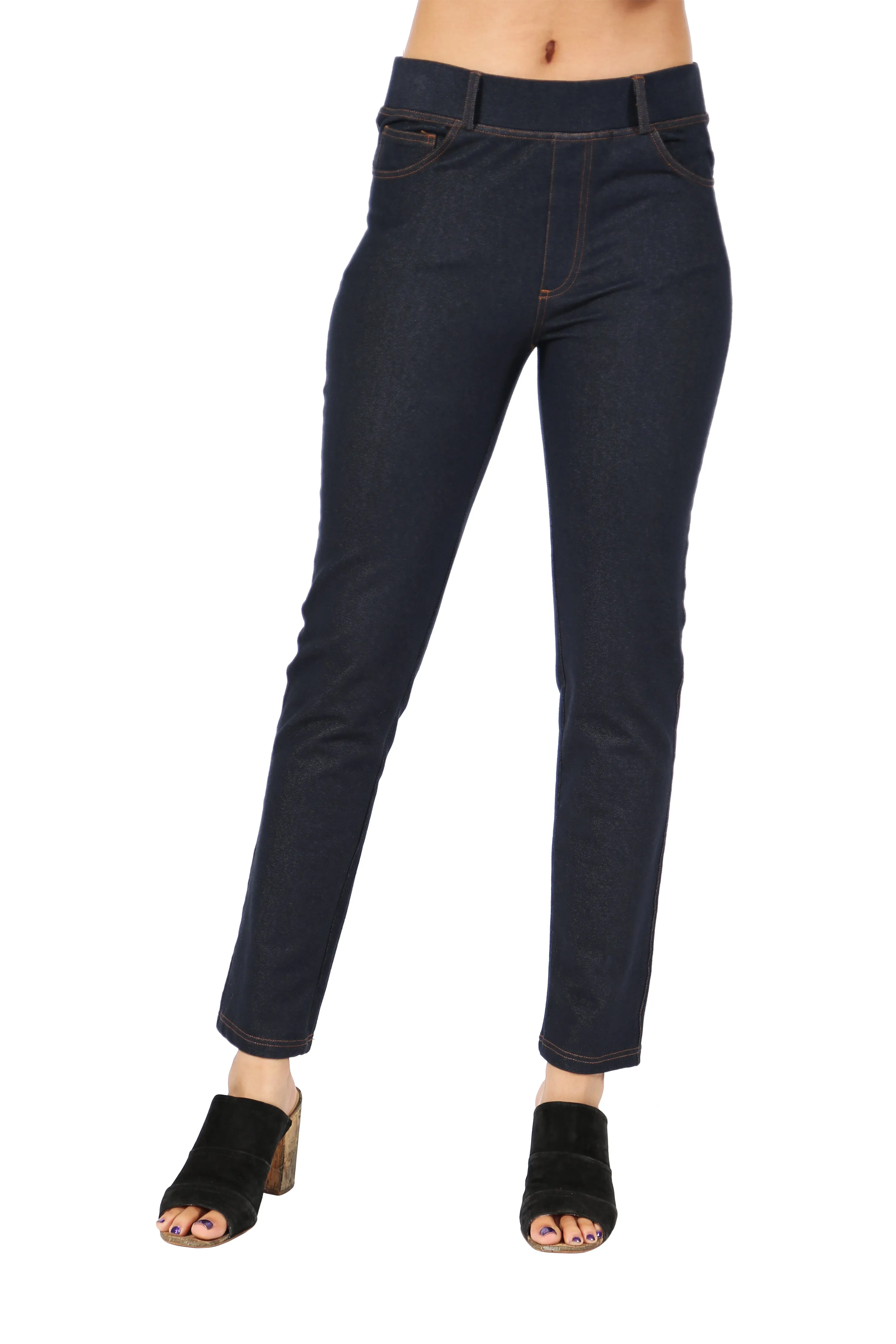 La Cera Stretch Knit Jegging