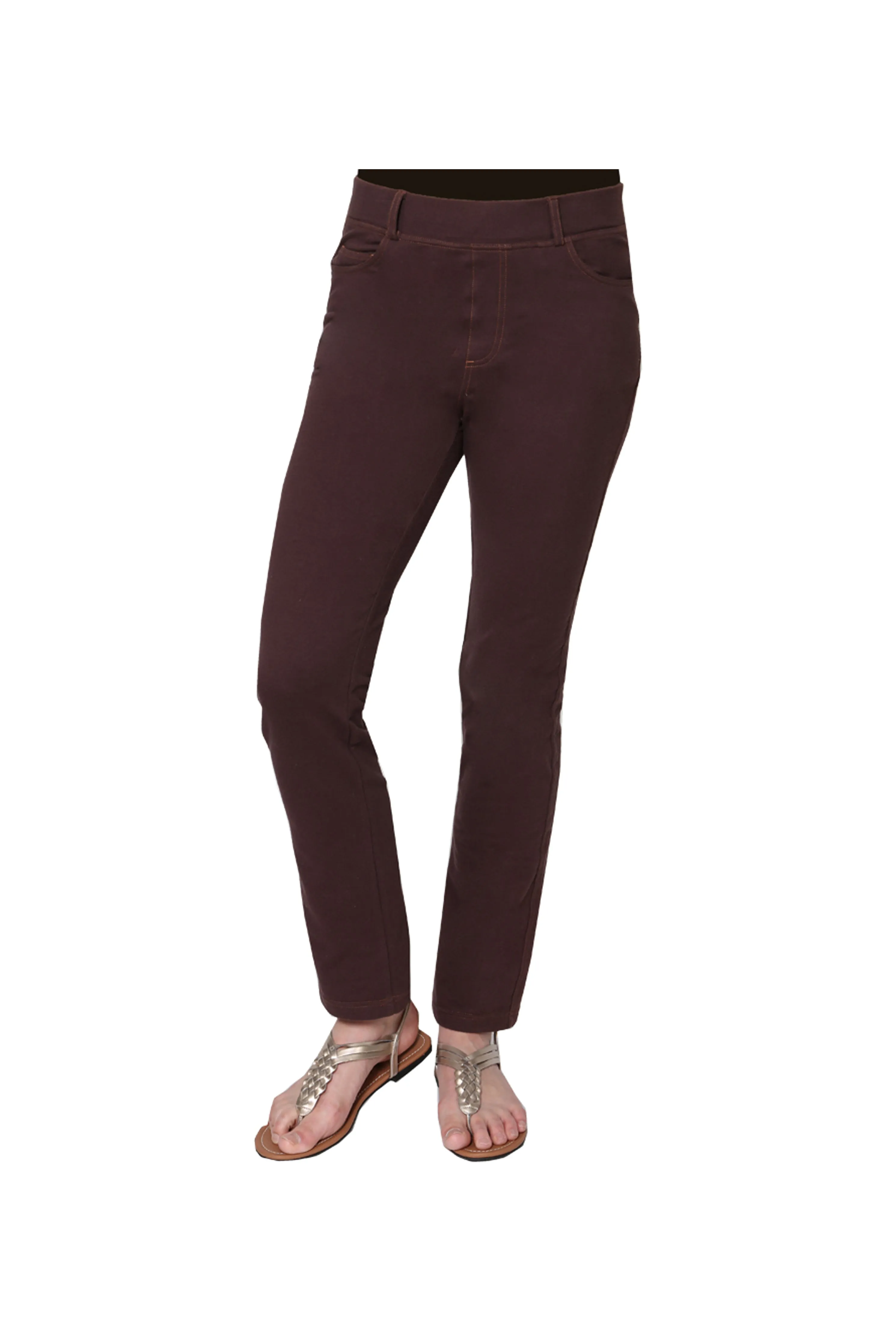 La Cera Stretch Knit Jegging