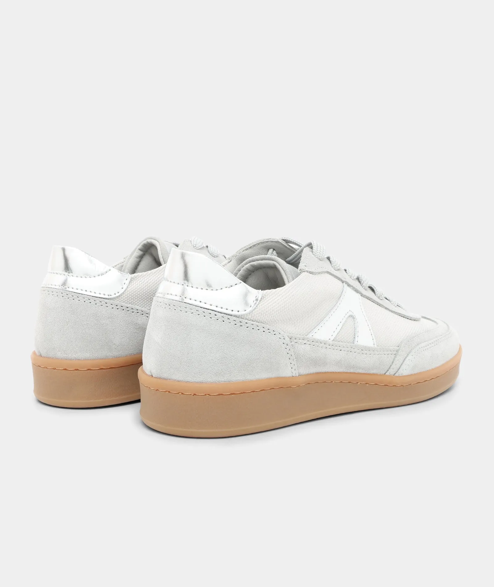 Liga - Light Grey/Silver Suede mix
