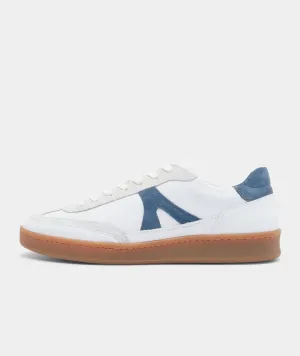 Liga - White/Blue Leather