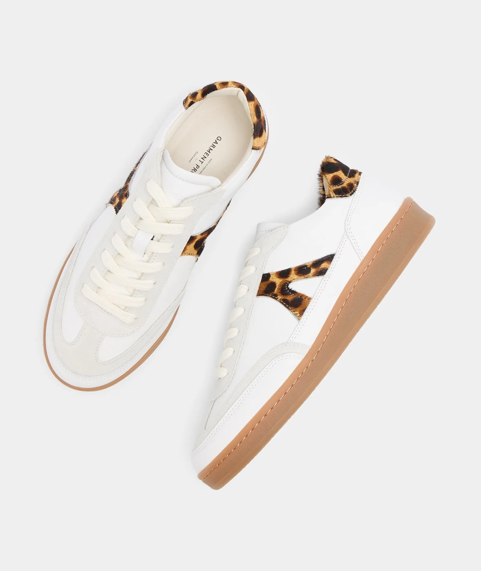 Liga - White/Leopard Leather