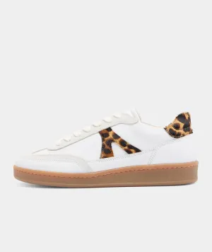 Liga - White/Leopard Leather