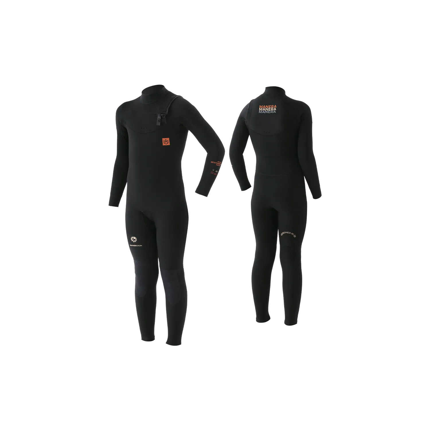 Manera Seafarer Groms 5/3 FZ Wetsuit-Black