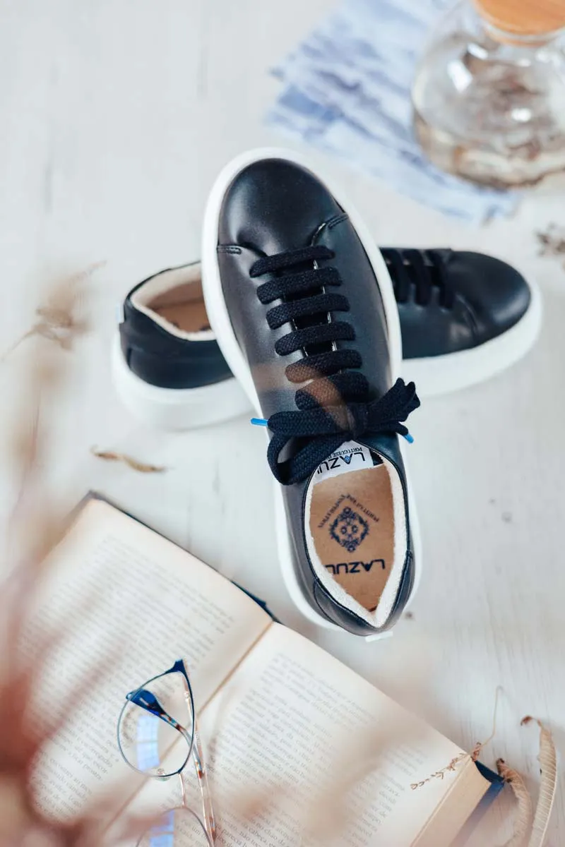My Tennis Wastea Vegan Tea Leather | Black