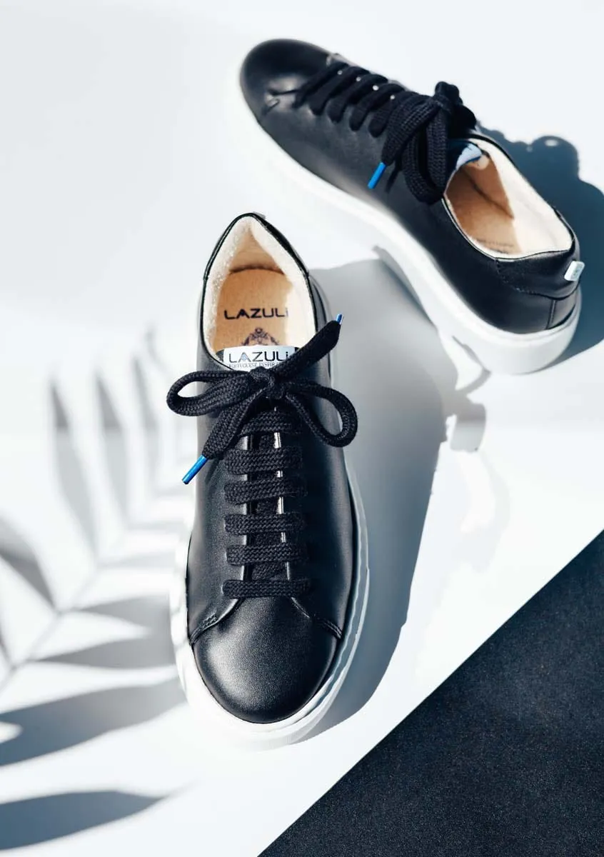 My Tennis Wastea Vegan Tea Leather | Black